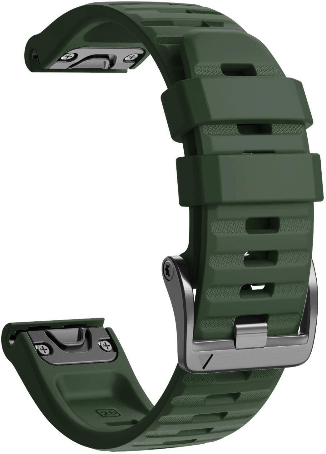 Garmin Tactix 8 - 51mm siliconen bandje (donkergroen)