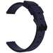 Luxe siliconen horlogeband 14mm universeel (donkerblauw)