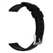 Siliconen horlogeband 14mm universeel (zwart)