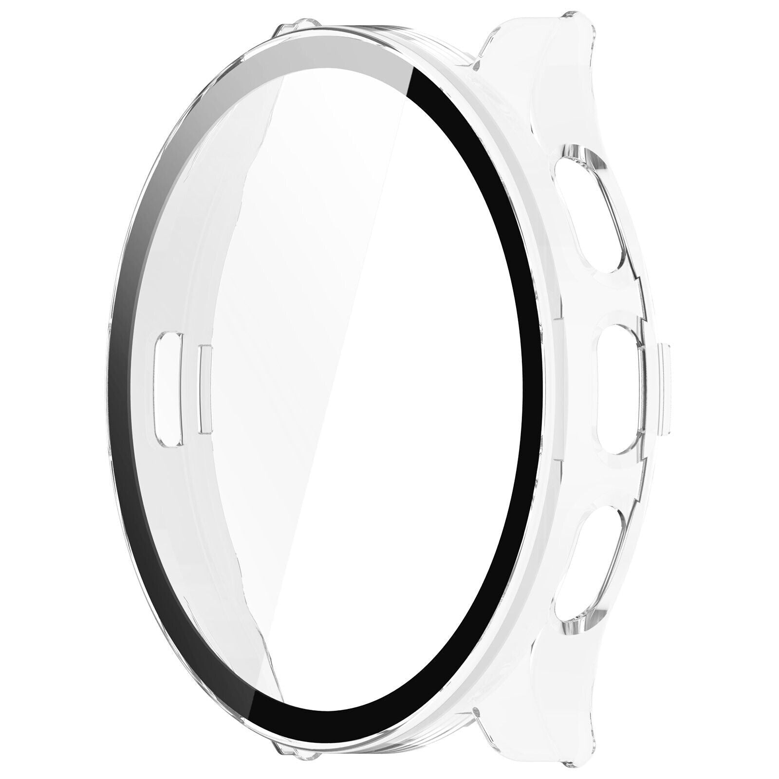 TingYR Hoesje Voor Garmin Venu X1 – PC + Gehard Glas, Transparant, 360° Bescherming