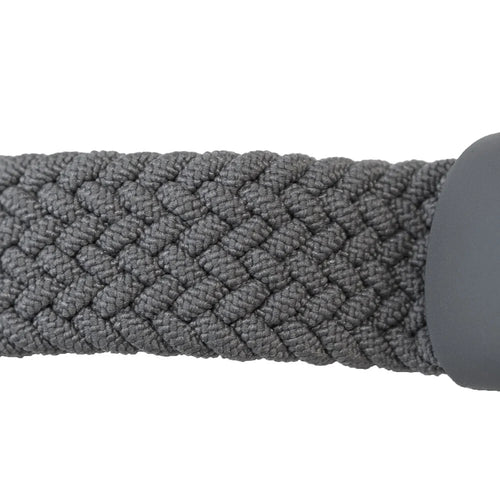 Nylon Mi Braided Strap, dark grey, without a watch, 3/4 front view