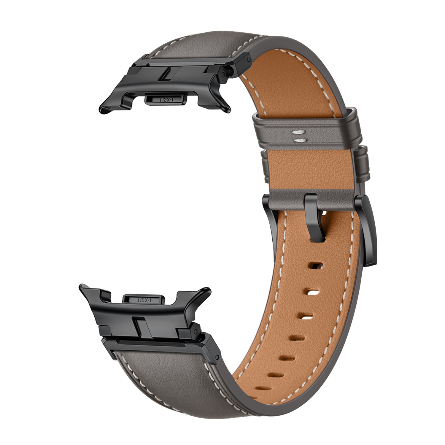 Samsung Galaxy Watch 8 Classic luxe leren bandje (grijs)