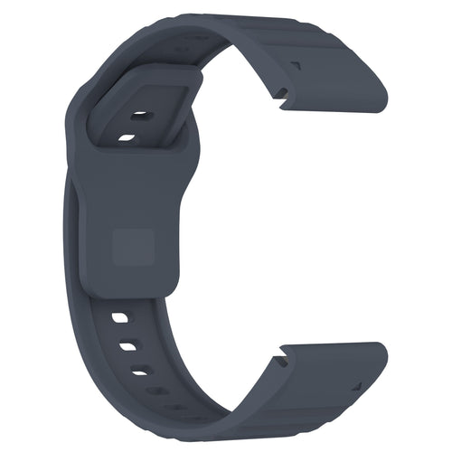 Garmin Quatix 8 Pro - 47mm Outdoor Silicone Strap (Grey-Blue)