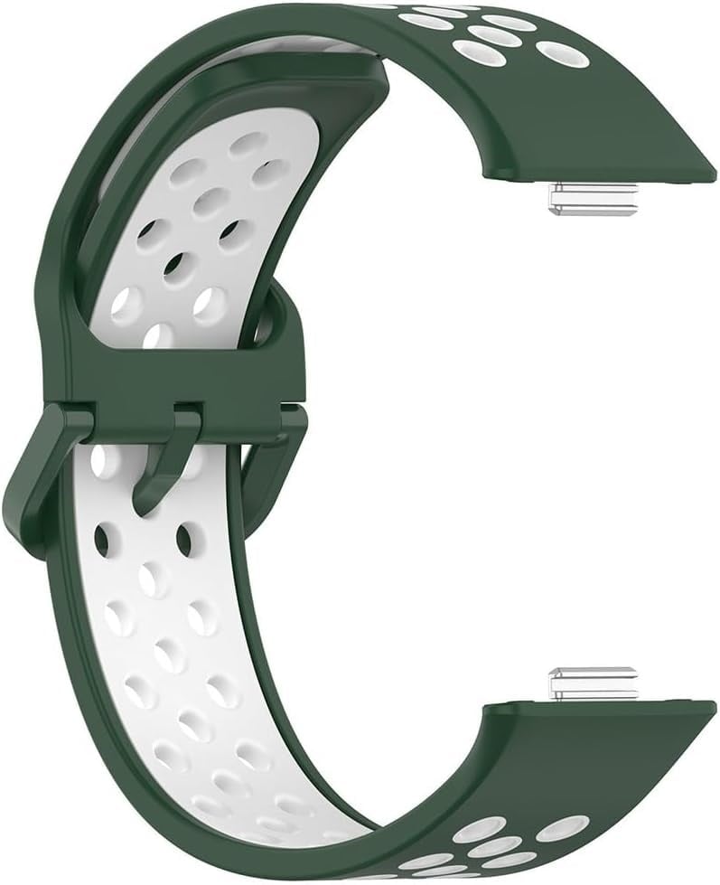 Huawei Watch Fit 5 sport bandje (groen/wit)