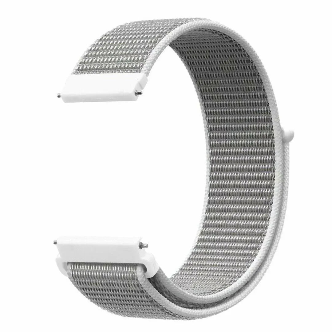 Nylon Strap, grey, without a watch, 3/4 front view