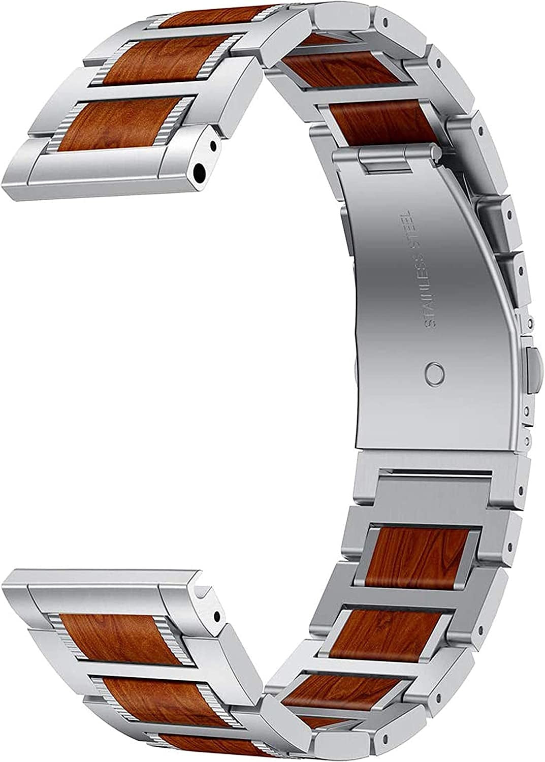 Huawei Watch Ultimate 2 Wooden/Steel Strap (Silver)