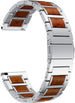 Gard Pro Health Smartwatch 2 houten/stalen band (zilver)