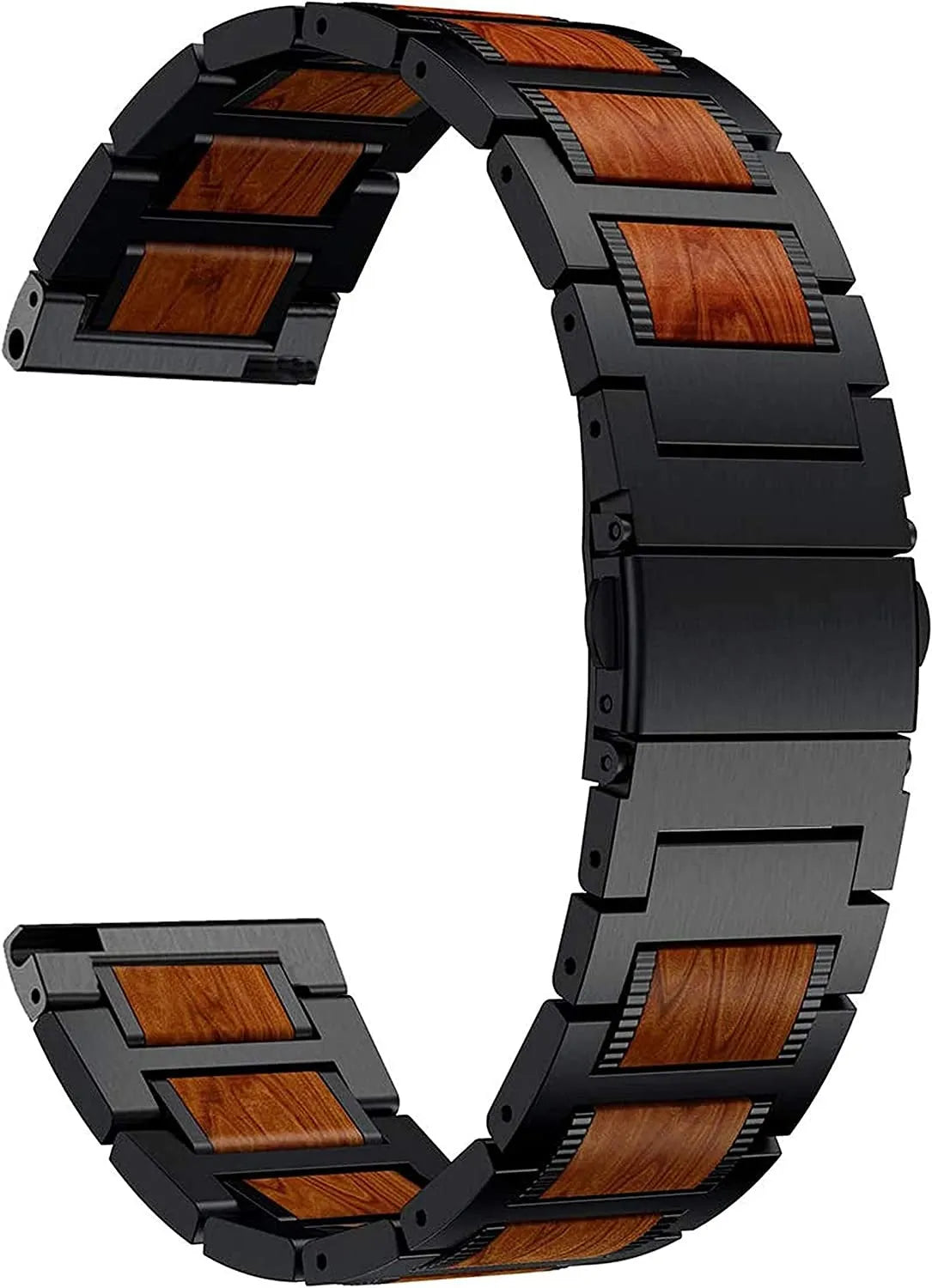 Coros Apex 2 Pro houten/stalen band (zwart)