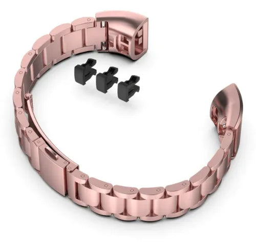 Steel Strap, pink, without a watch, 3/4 front view