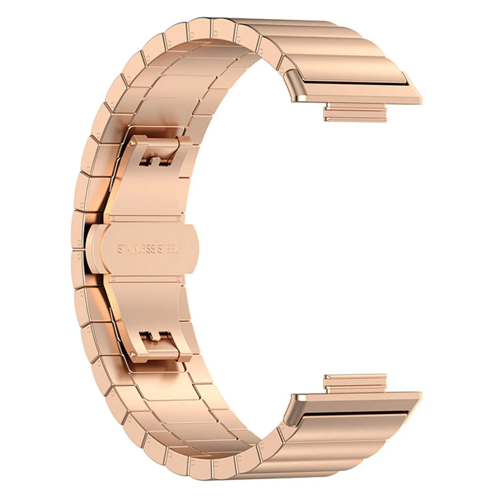 Metal Strap, rose gold, without a watch, 3/4 front view