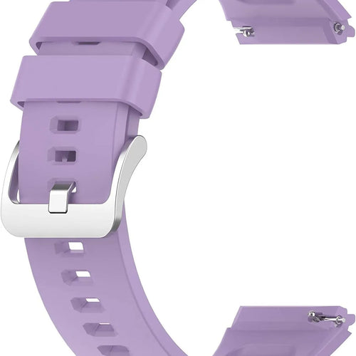 Silicone Strap, light purple, without a watch, 3/4 front view