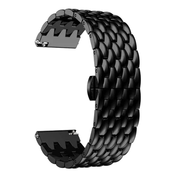 Honor Magic Watch 2 stalen draak band (zwart)