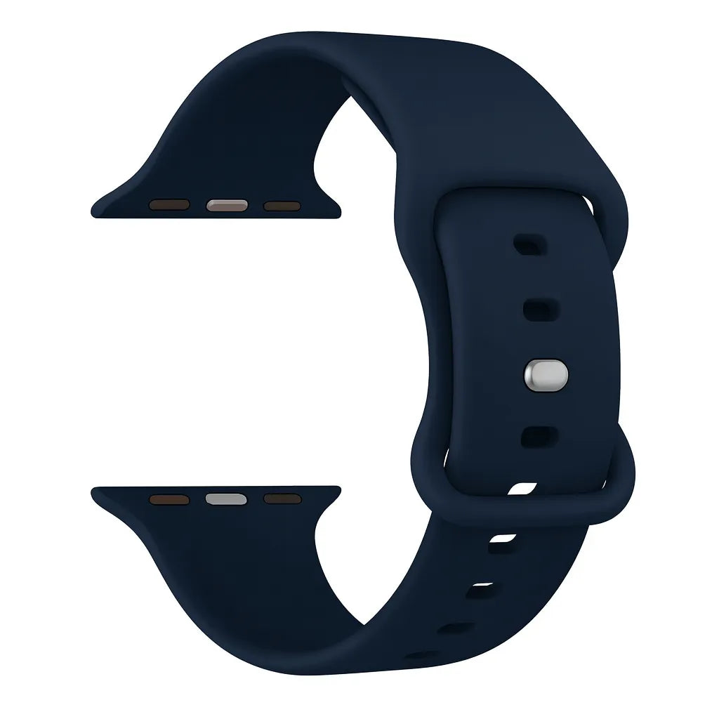 Apple Watch siliconen bandje (donkerblauw)