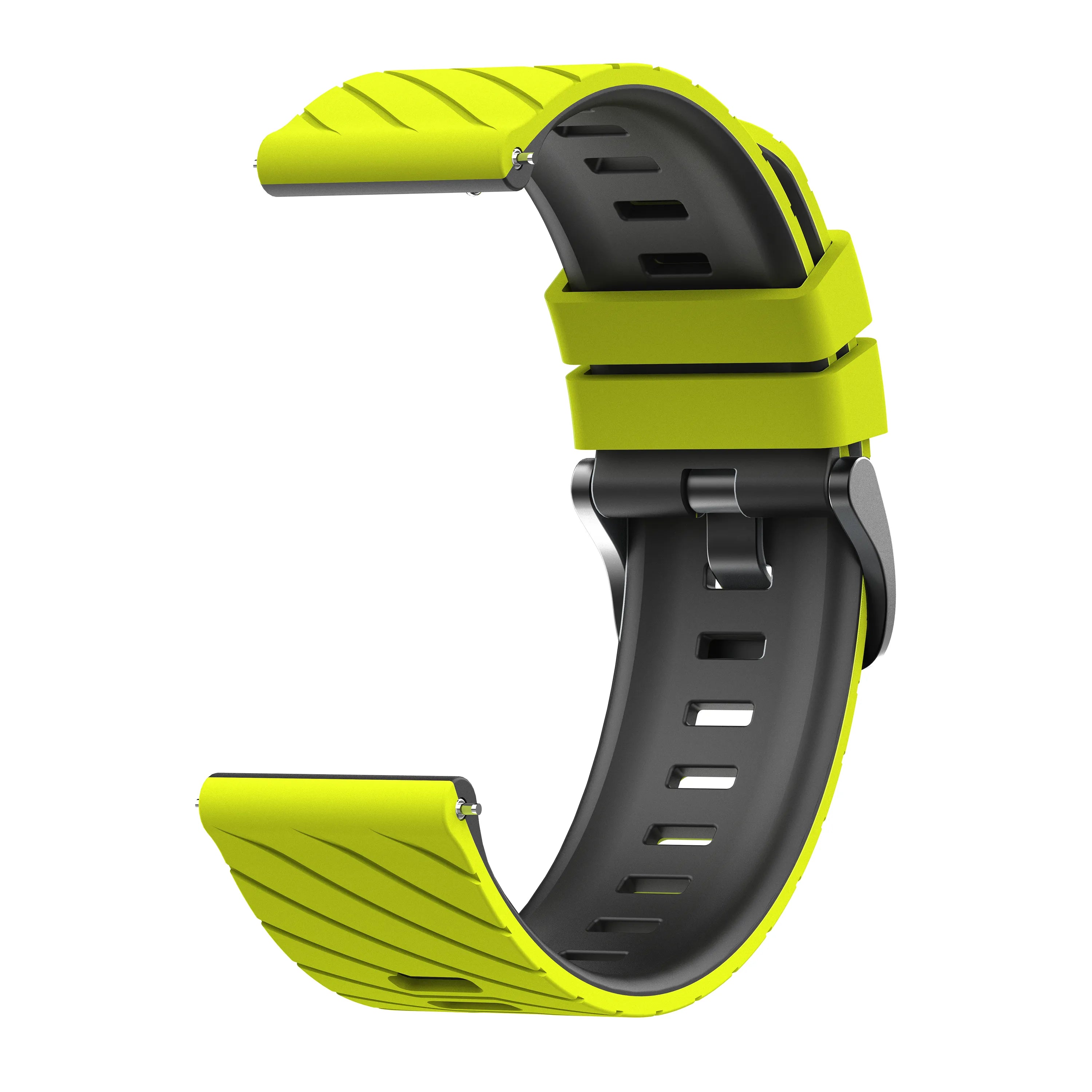 OnePlus Watch Twill Sport Strap (Bright Yellow/Black)