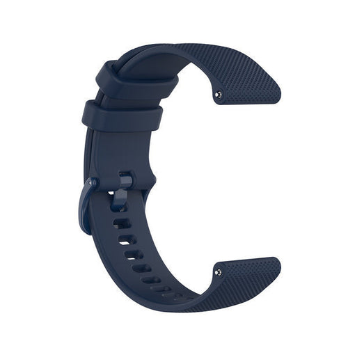 Xiaomi Watch S3 luxe siliconen bandje (donkerblauw)