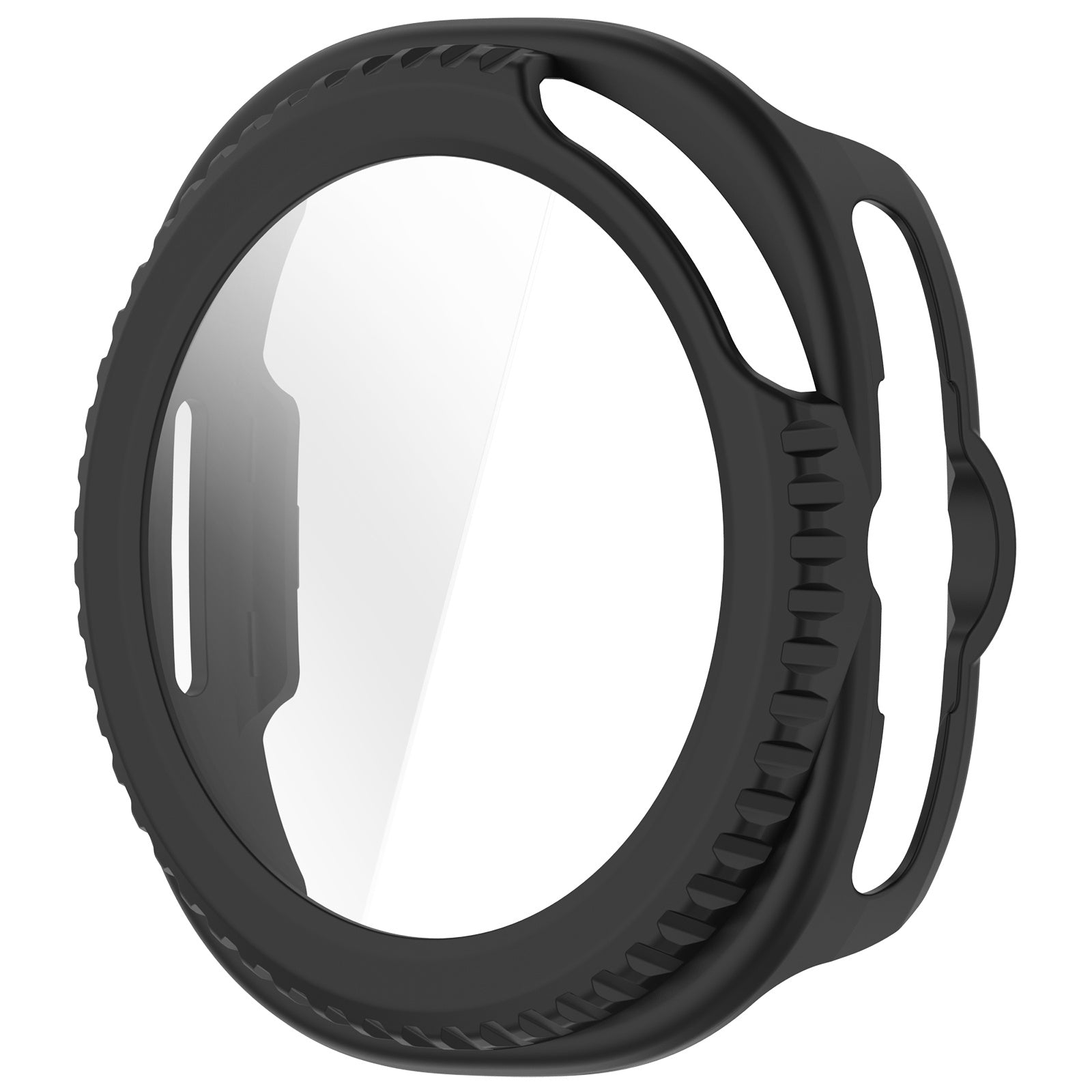 Samsung Galaxy Watch 8 Classic hard case met glas (zwart)