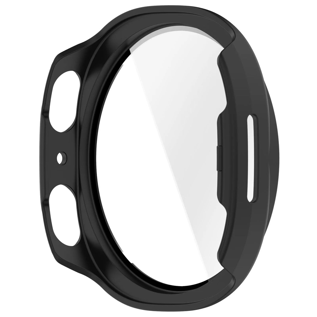 Samsung Galaxy Watch 8 / 9 - 44mm hard case met glas (zwart) 