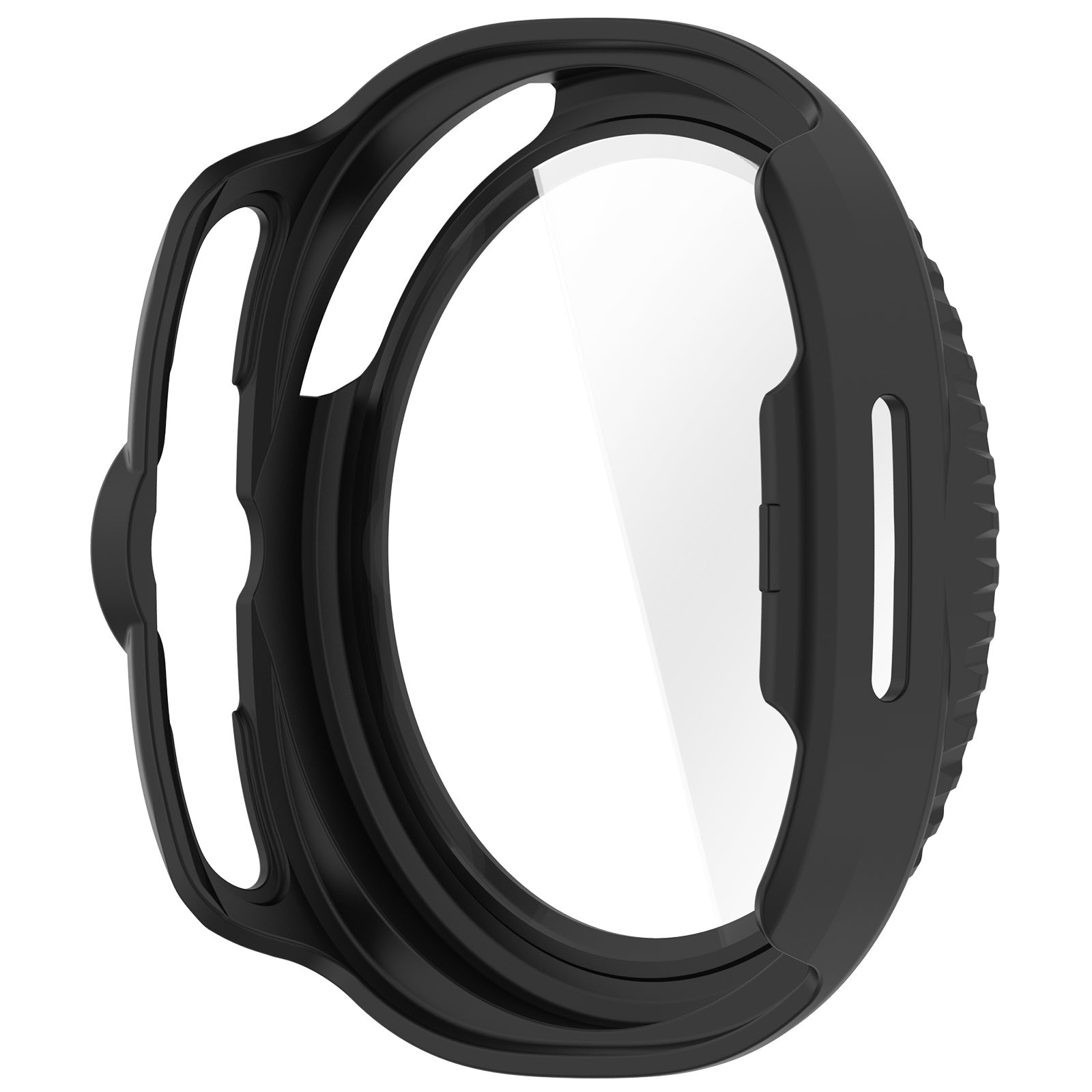 Samsung Galaxy Watch 8 Classic hard case met glas (zwart)