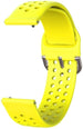 Samsung Galaxy Watch 6 Classic 47mm siliconen bandje met gaatjes (geel)