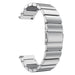 Metalen horlogeband 22mm - universeel - zilver