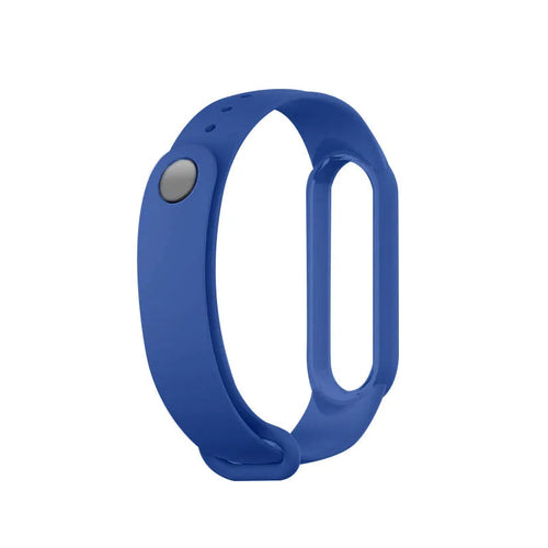 Silicone Strap, blue, without a watch, 3/4 front view