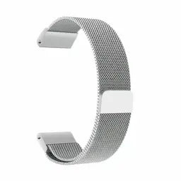 Milanese Strap, silver, without a watch, 3/4 front view