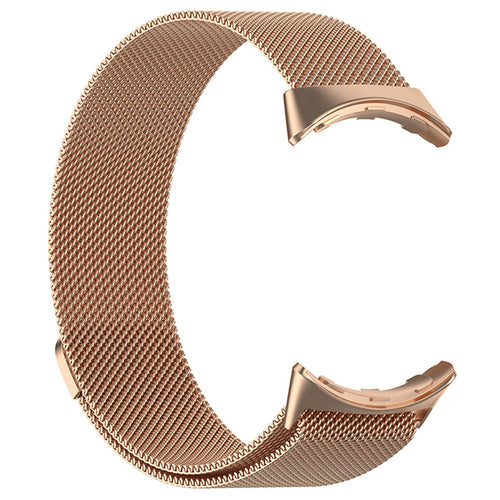Milanese Strap, rose gold, without a watch, 3/4 front view