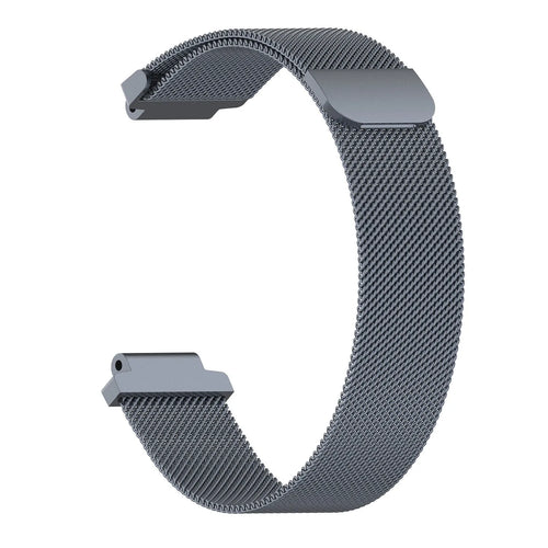 Milanese Strap, space grey, without a watch, 3/4 front view
