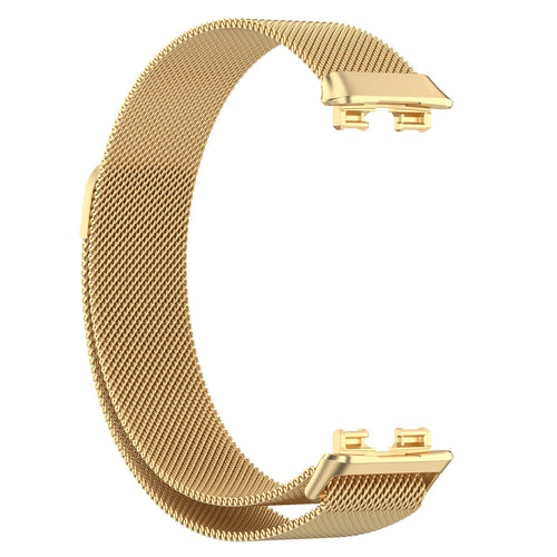 Huawei Band 10 Milanese band (goud)