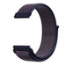 Nylon horlogeband 22mm - universeel - indigo blauw