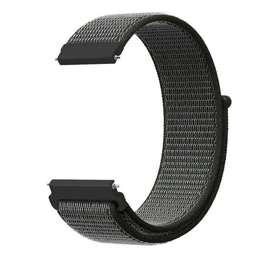 Nylon Strap, green, without a watch, 3/4 front view