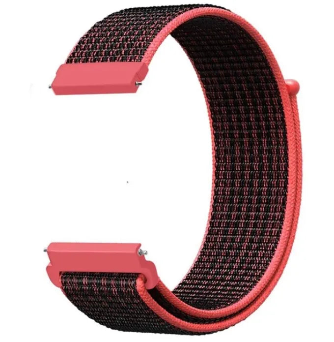 ICE Smart 2.0 Rectangular 1.96 Nylon Strap (Black/Coral)