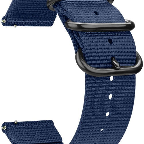 Withings Steel HR - 40mm nylon gesp band (blauw)