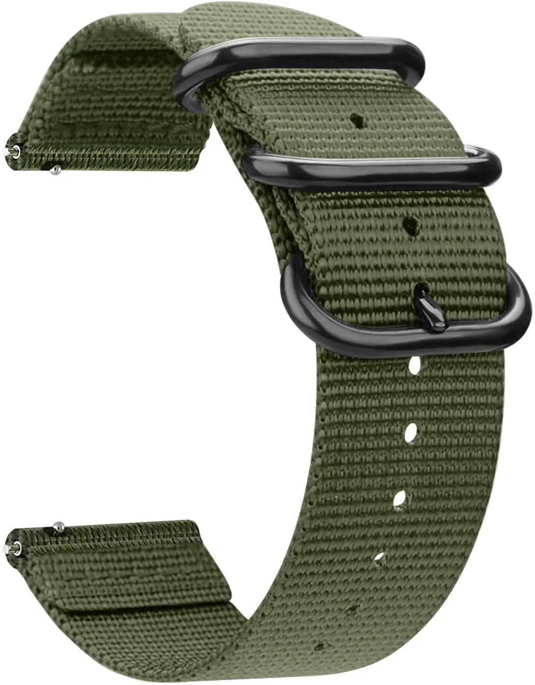 Amazfit Bip 3 (Pro) nylon gesp band (groen)
