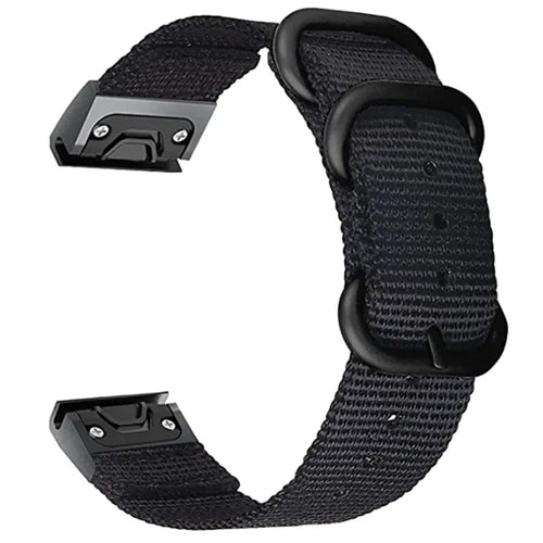 Garmin Descent G1 nylon gesp band (zwart)