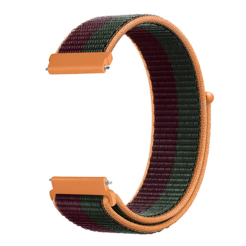 OnePlus Watch 3 - 46mm nylon bandje (dark cherry)