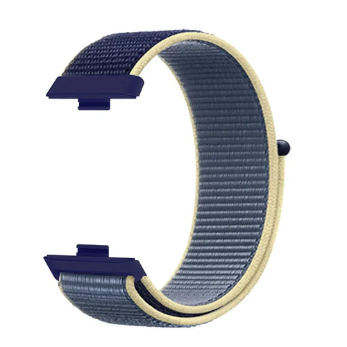 Nylon Strap, ocean blue, without a watch, 3/4 front view