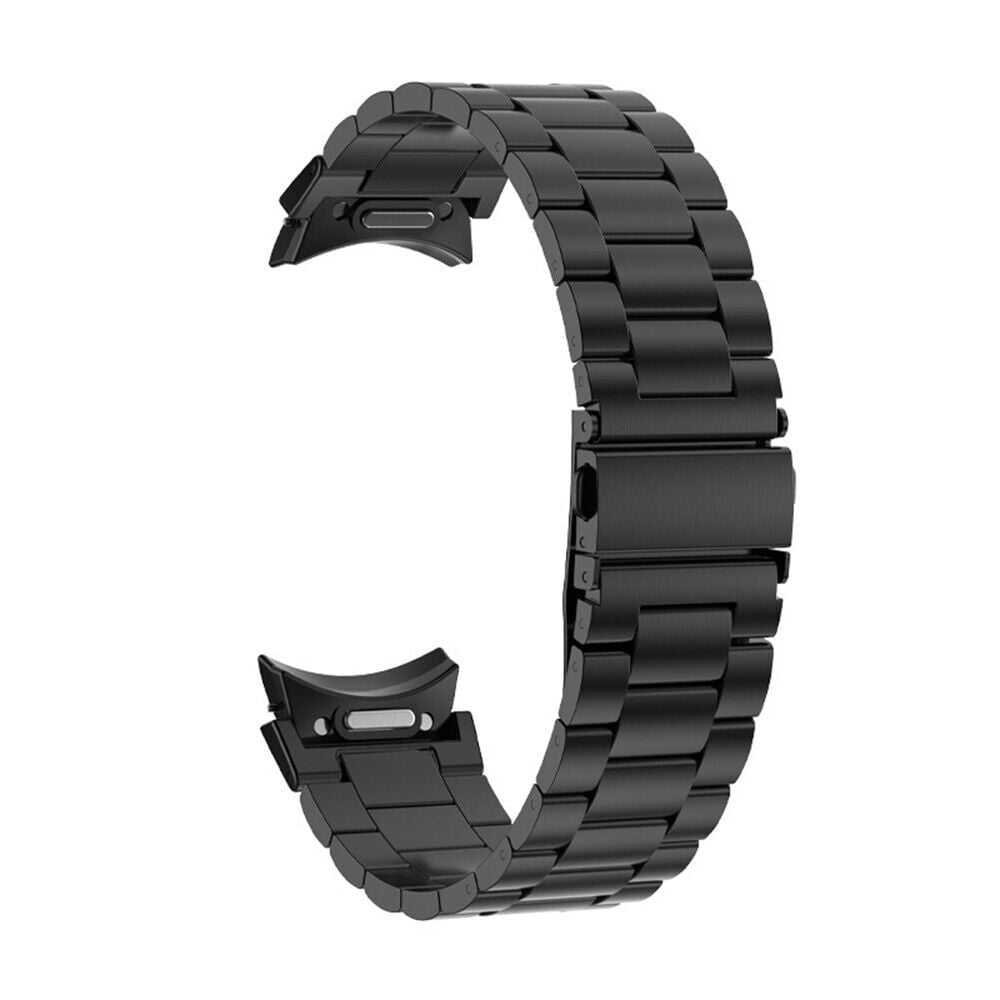 Steel Strap 'One Push', black, without a watch, 3/4 front view