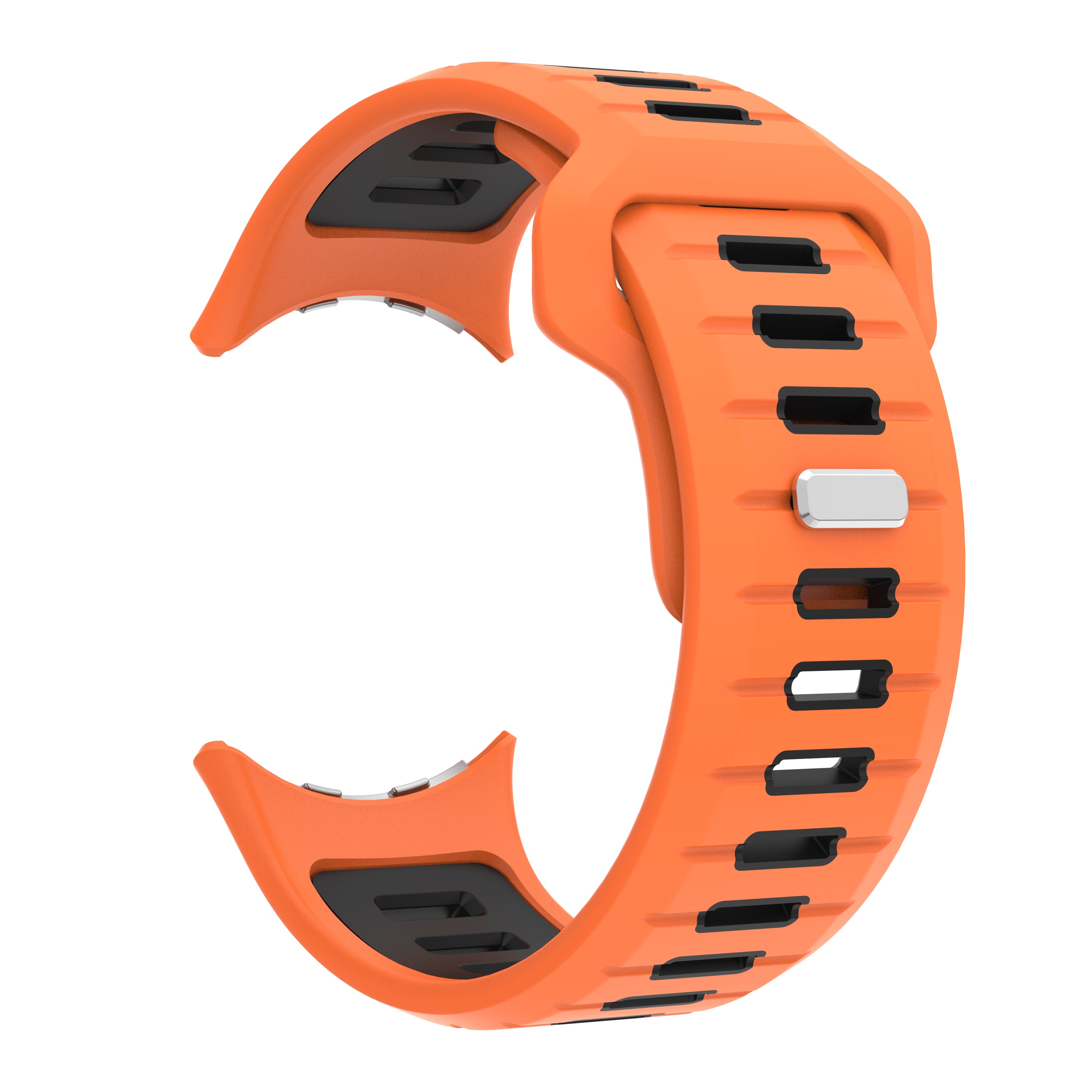 Google Pixel Watch 3 - 45mm sport duo band (oranje/zwart)