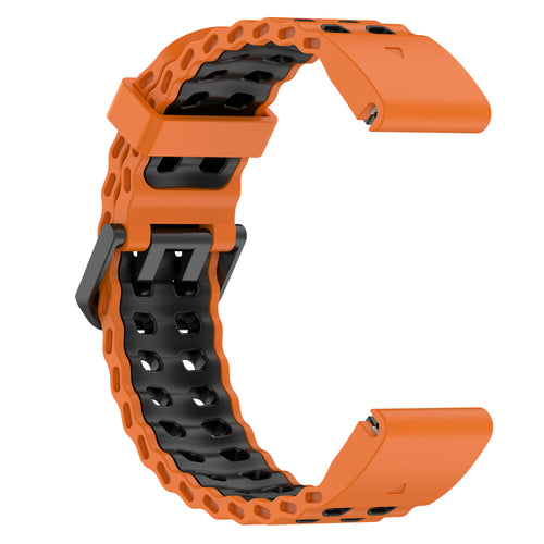 Garmin Descent G2 wave sport band (oranje/zwart)