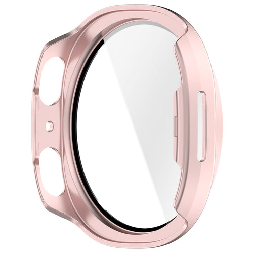 Samsung Galaxy Watch 8 - 40mm / 9 - 40mm hard case met glas (roze)