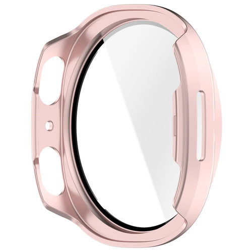 Samsung Galaxy Watch 8 - 40mm / 9 - 40mm hard case met glas (roze)