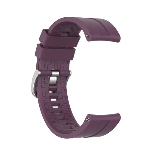 Silicone Strap 'Extreme', purple, without a watch, 3/4 front view