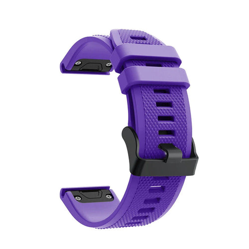 Garmin Tactix 8 - 47mm siliconen bandje (paars)