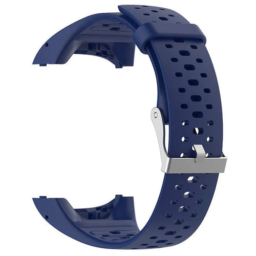 Silicone Strap, dark blue, without a watch, 3/4 front view