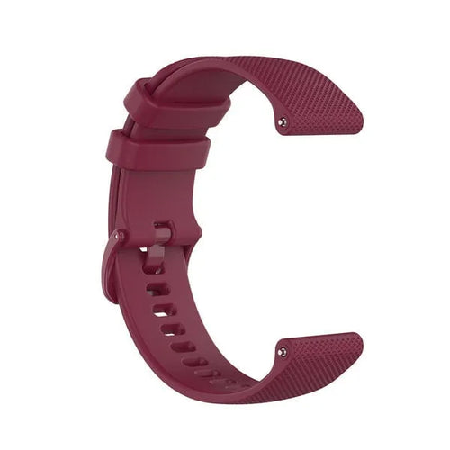Polar Vantage M3 luxe siliconen bandje (wijnrood)