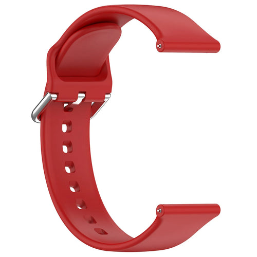 Coros Nomad Silicone Buckle Strap (Red)
