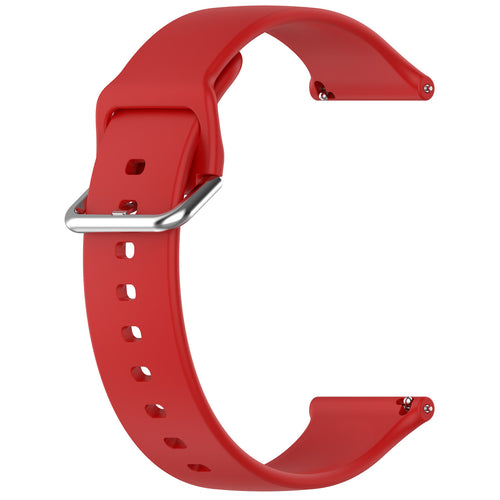 Coros Nomad Silicone Buckle Strap (Red)