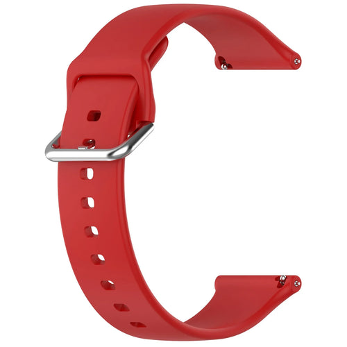 Coros Nomad Silicone Buckle Strap (Red)