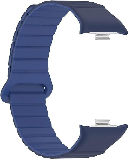 Xiaomi Smart Band 8 Pro magnetisch siliconen bandje (duo blauw)